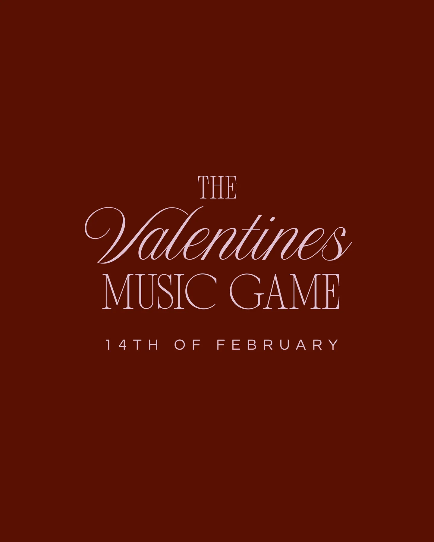 The Valentines Music Game